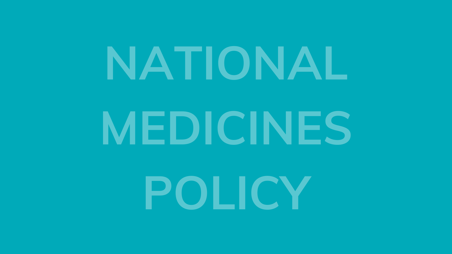 Next Health Minister must restart the National Medicines Policy Review