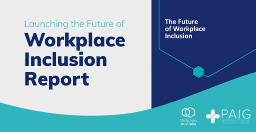 Australian pharmaceutical industry representative group launches report on future of workplace inclusion
