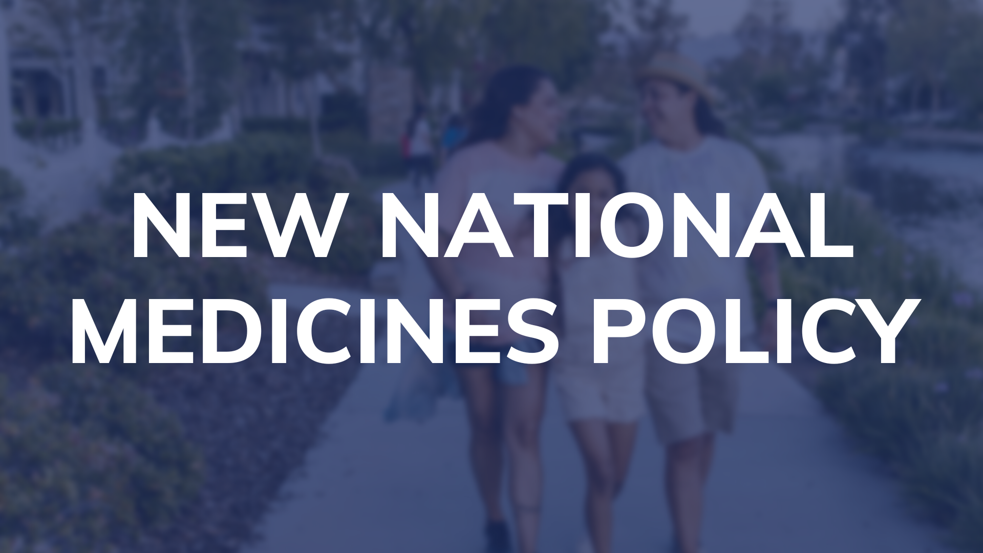 Just released National Medicines Policy sets high ambitions for better health outcomes for all Australians