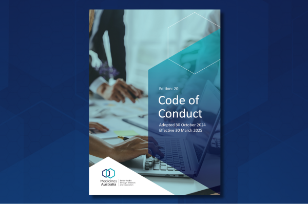 Medicines Australia Code of Conduct Edition 20 adopted at AGM